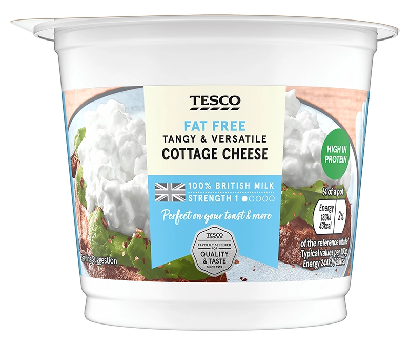 Tesco Fat Free Cottage Cheese 300g