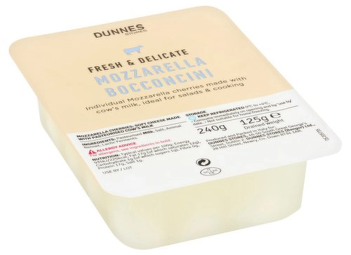 Dunnes Stores Mozzarella Bocconcini 125g