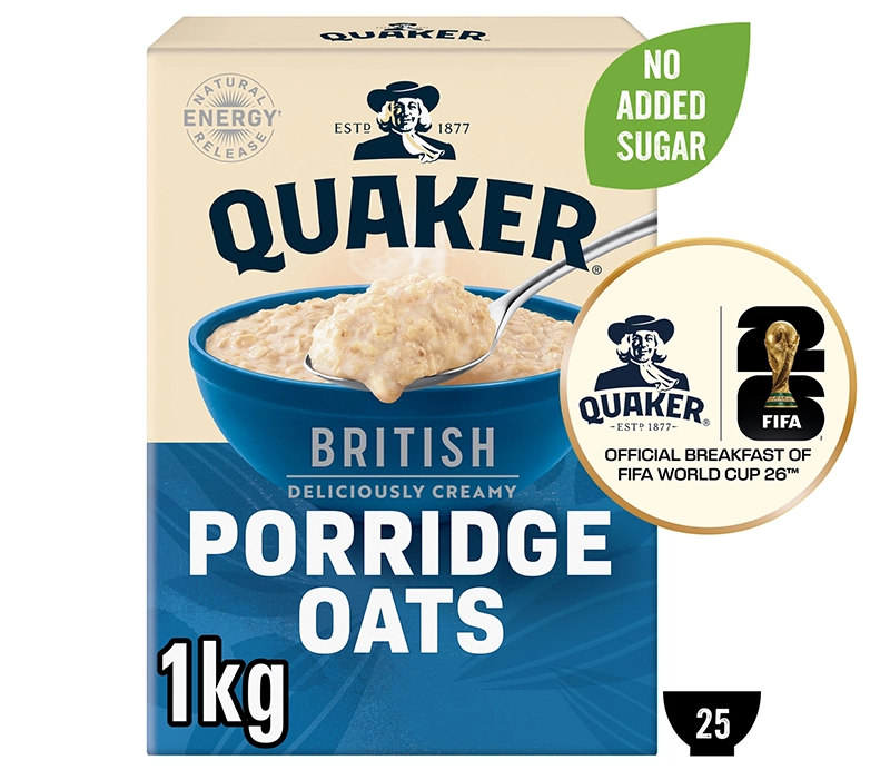 Quaker Rolled Porridge Oats 1kg