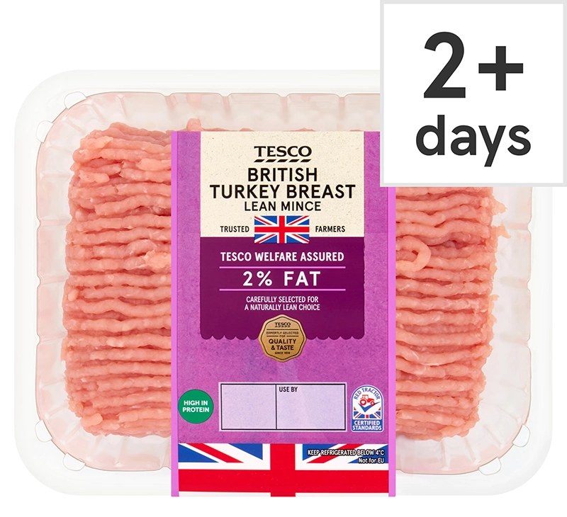 Tesco British Turkey Breast Mince 2% Fat 500g