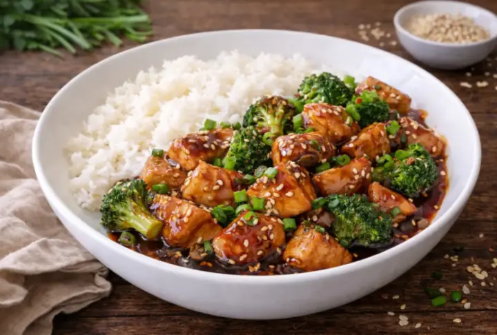 Glazed Teriyaki Chicken with Broccoli: Quick & Healthy Dinner