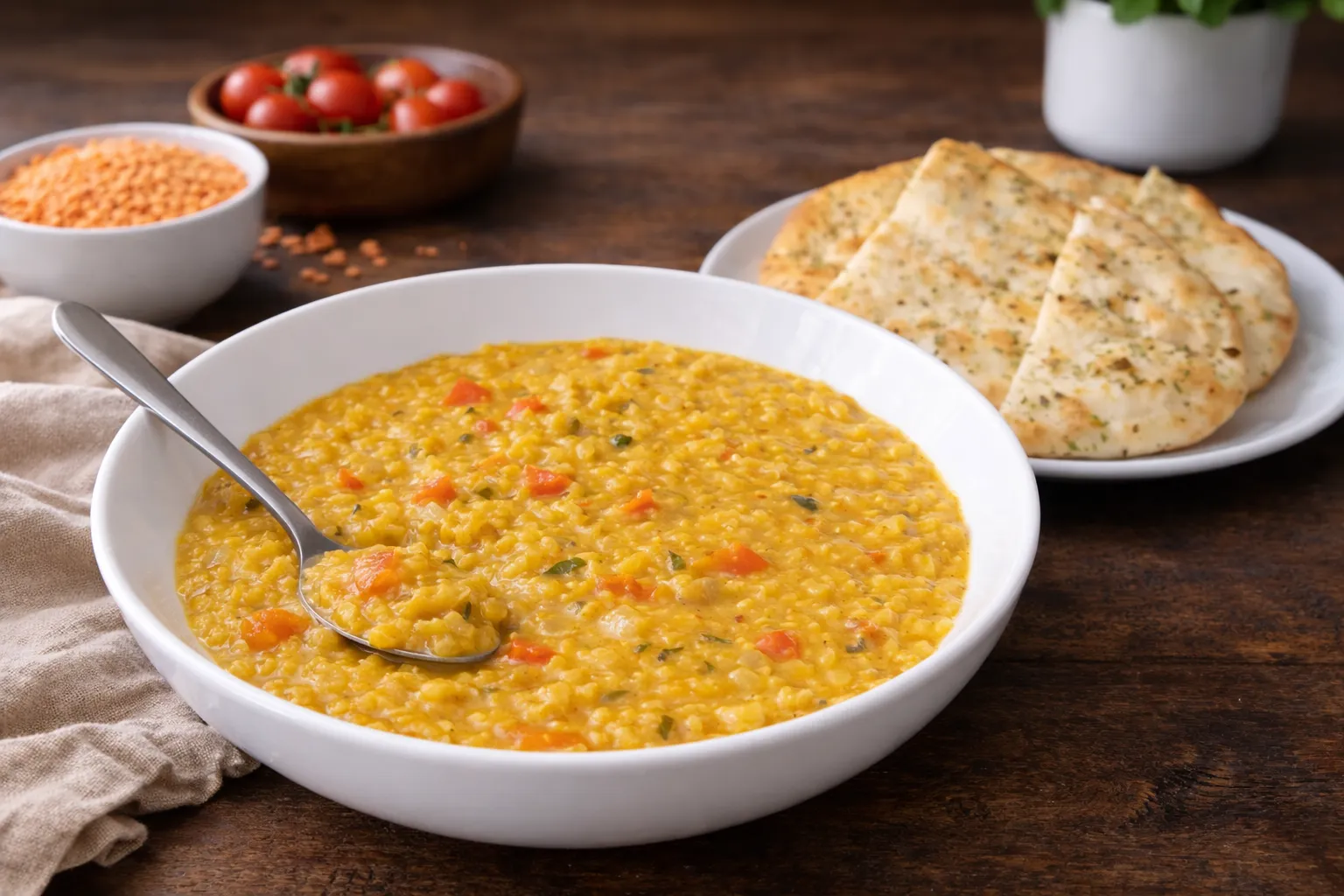 Indian Lentil Curry: a Warm, Hearty, and Nutritious Dish