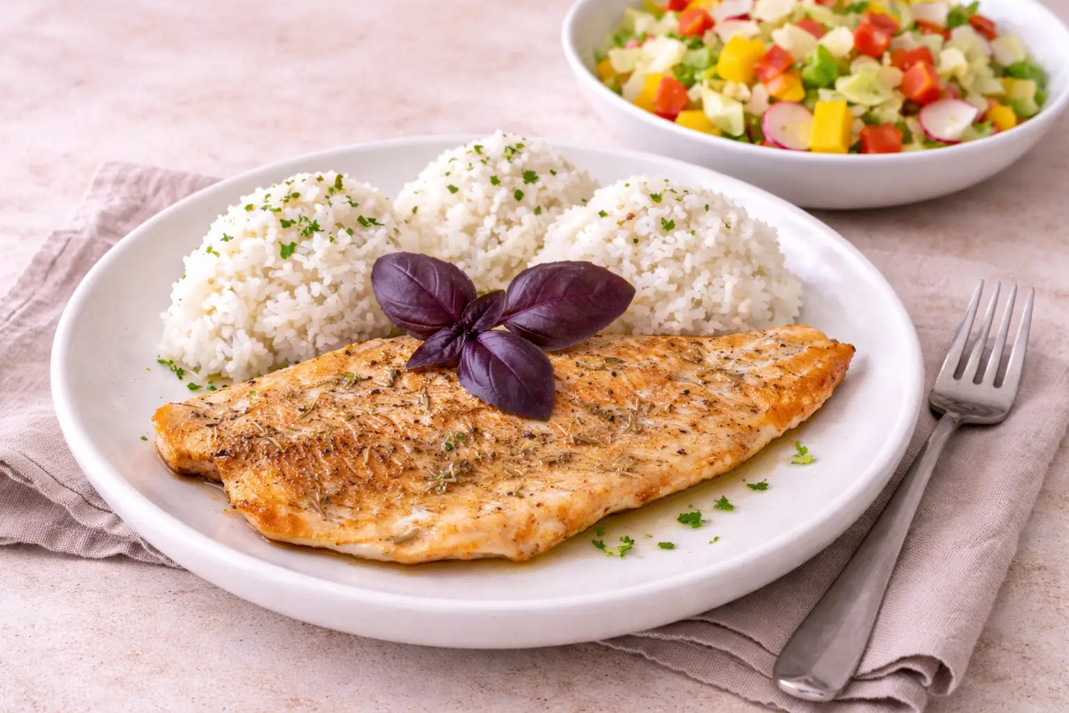Protein-packed Trout and Rice Meal for a Fit Lifestyle