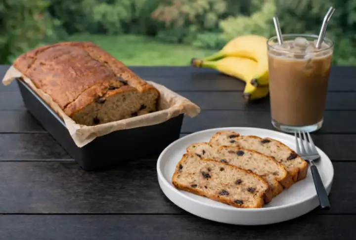 Healthy Banana Loaf with Chocolate Chips