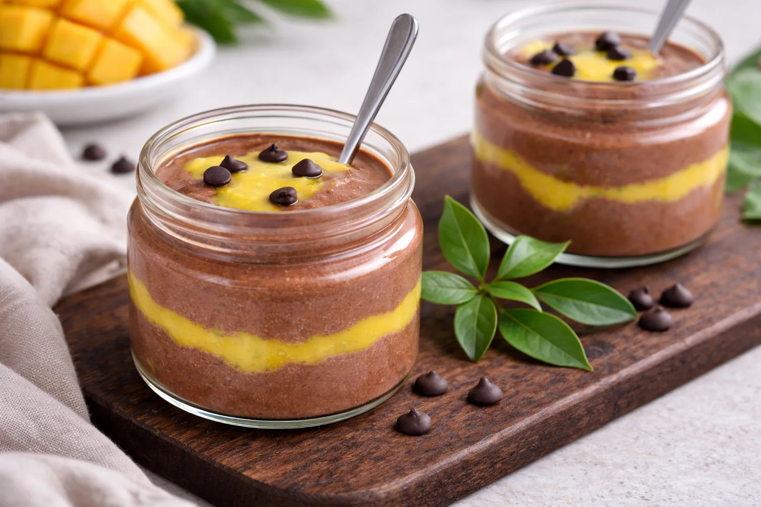 High-protein Chocolate Mango Mousse: Creamy & Naturally Sweet