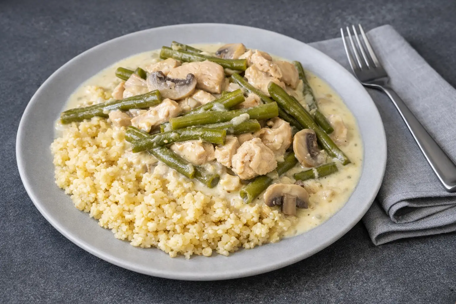 High-protein Mustard Chicken with Bulgur