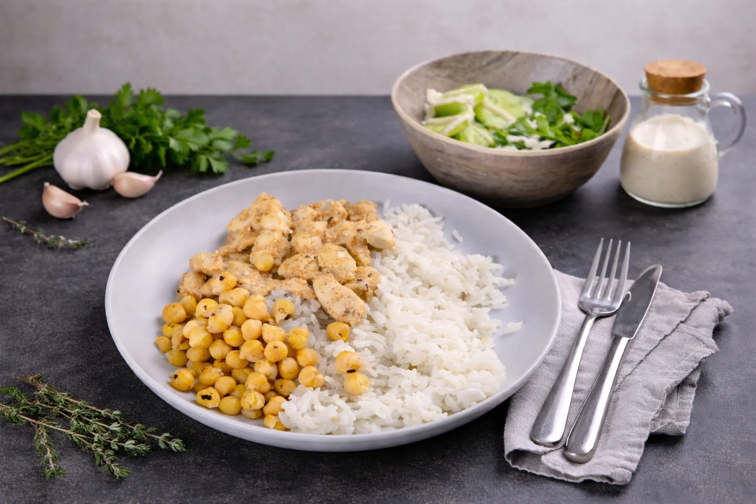 High-protein Chicken Breast Bowl with Jasmine Rice