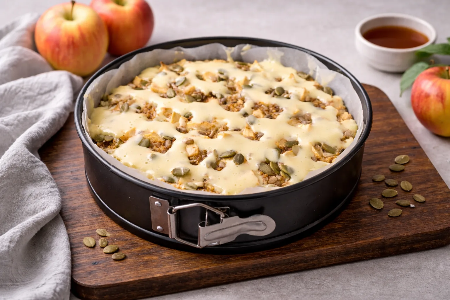 High-protein Apple Baked Oats