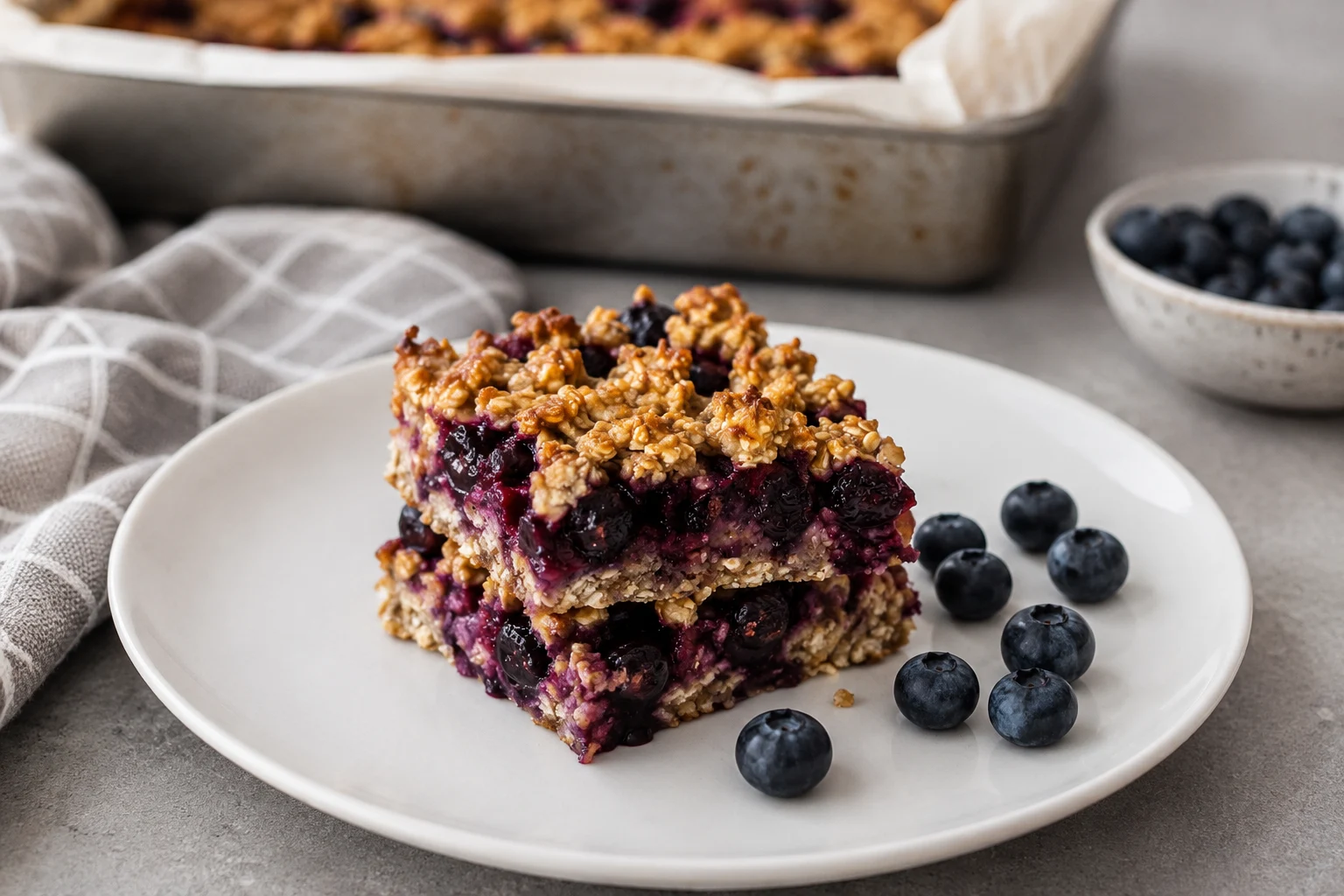Blueberry Crumble Bars