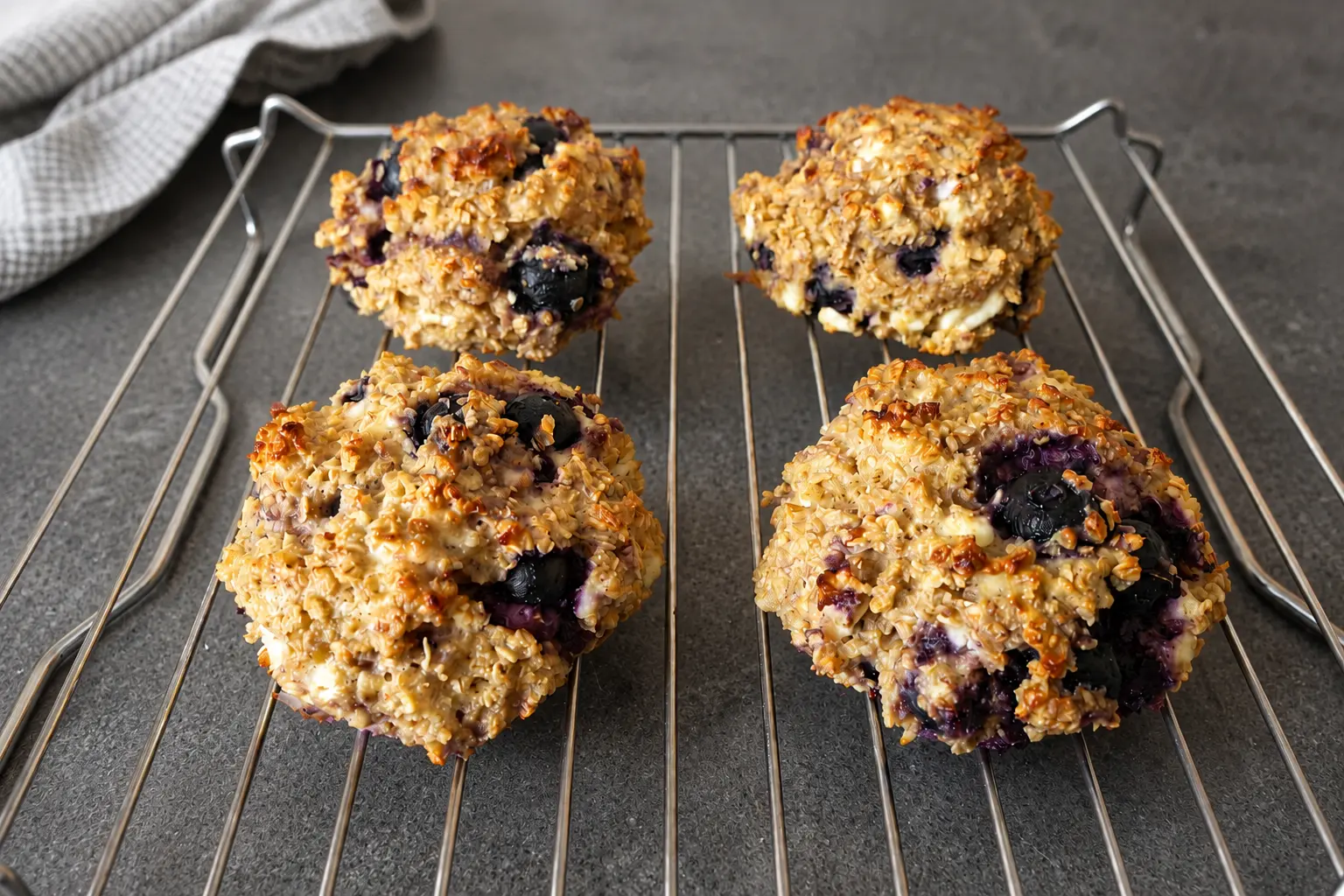 High-protein Blueberry Cottage Cheese Scones