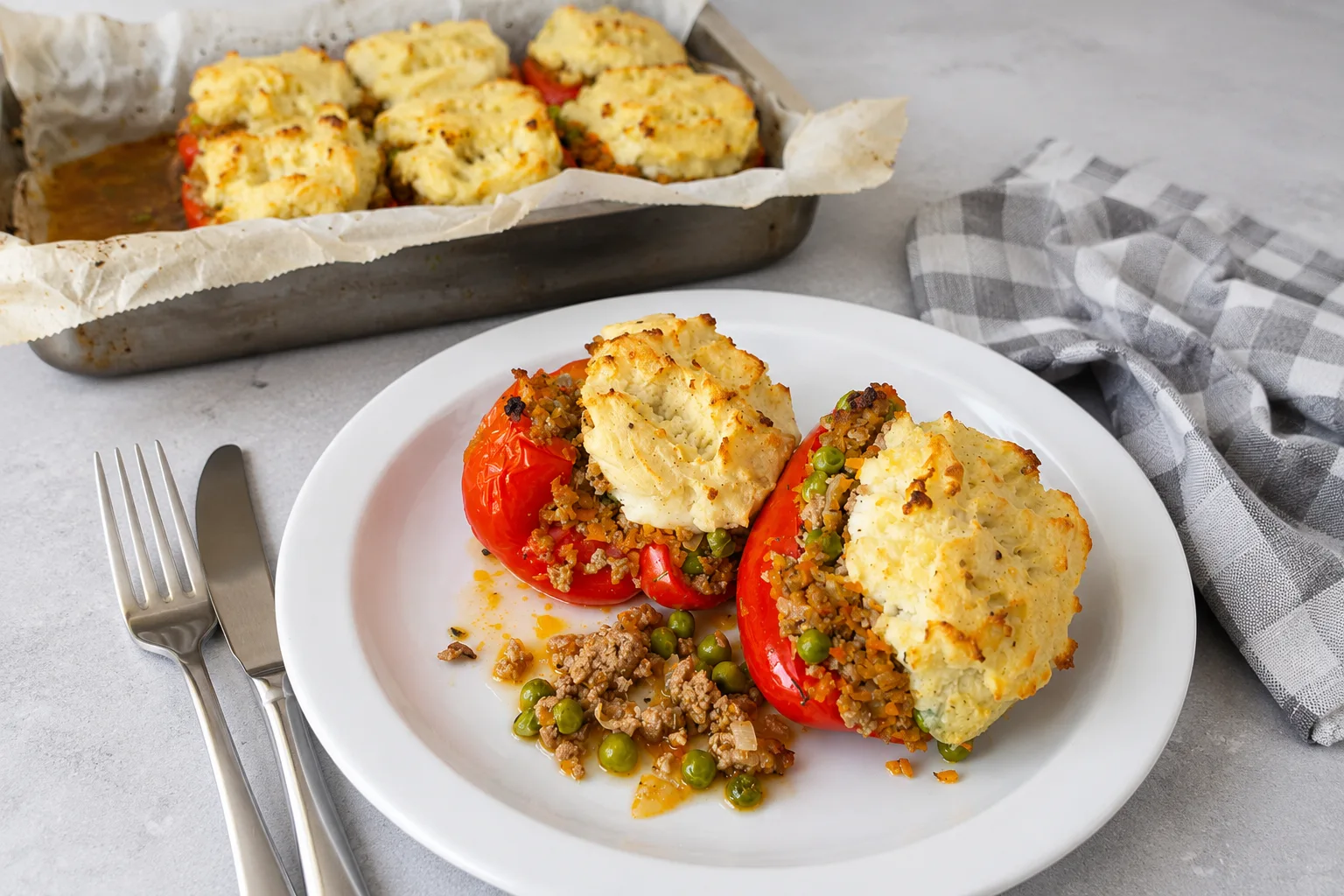 Shepherd's Pie Stuffed Peppers