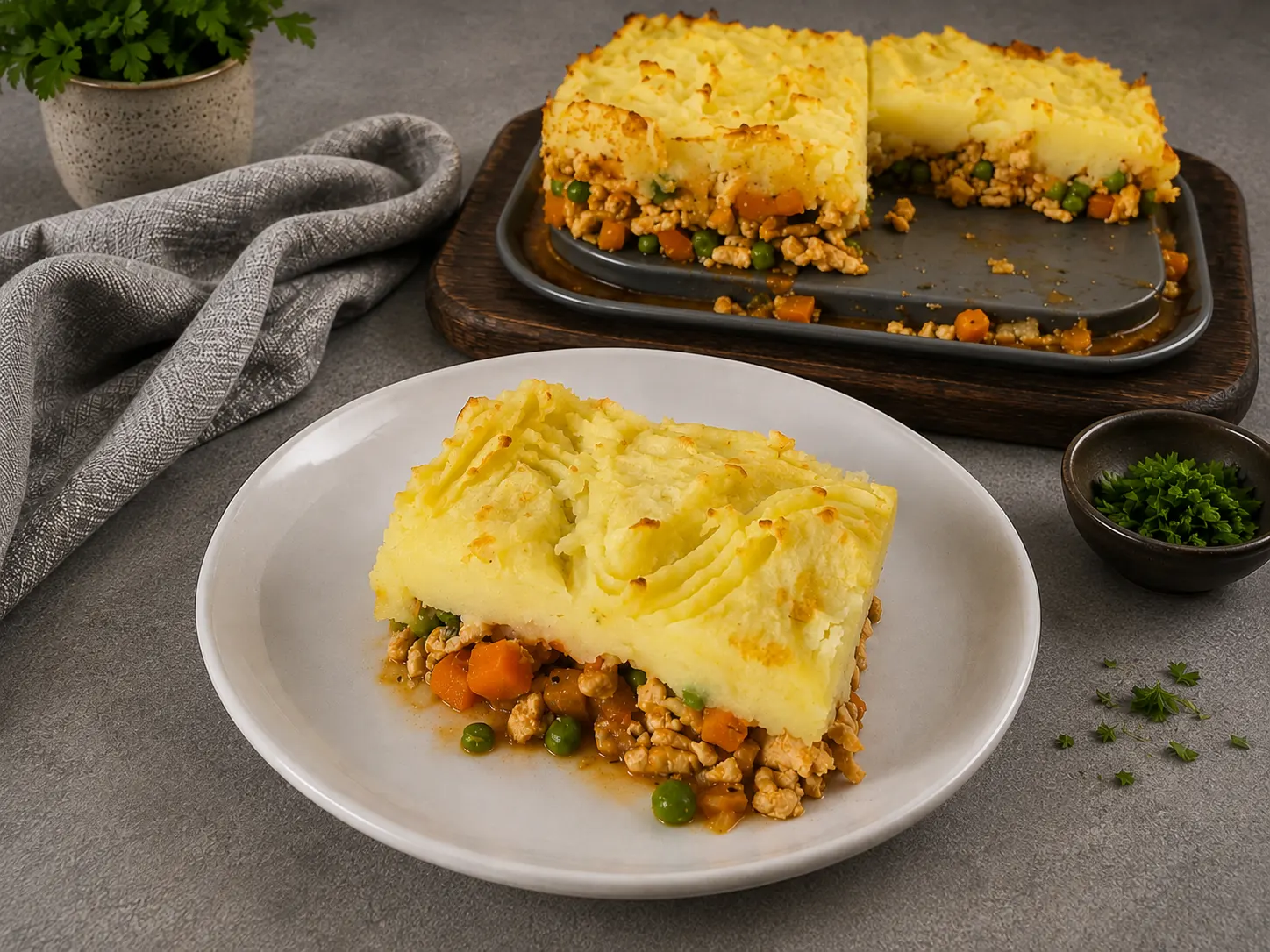 High-protein Turkey Shepherd's Pie