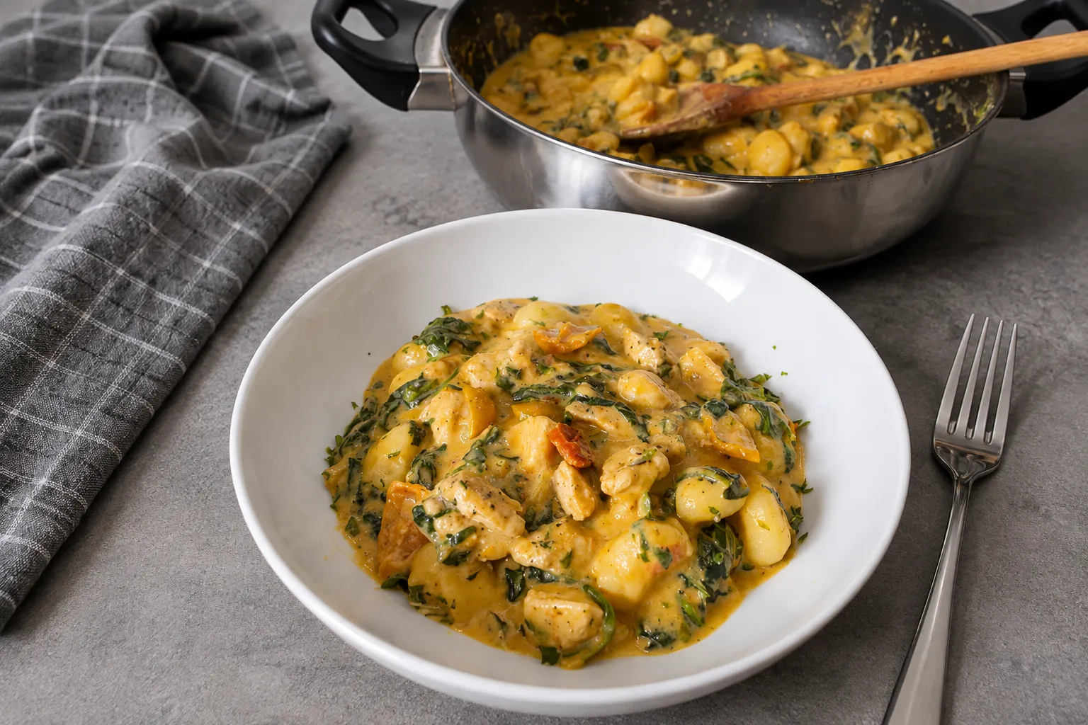 Marry Me Chicken Gnocchi with Spinach