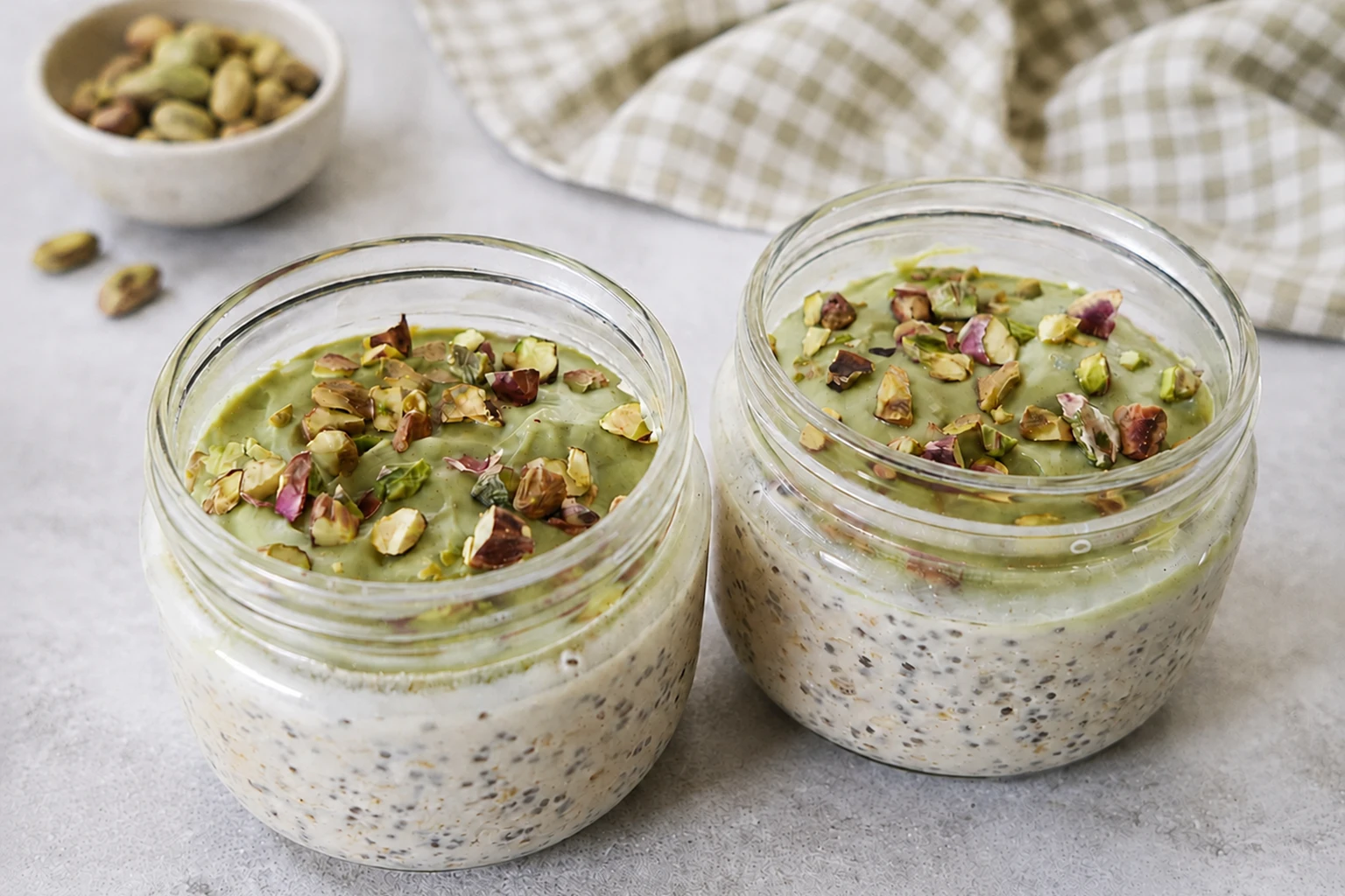 Pistachio Overnight Oats